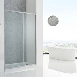 Mampara  Aura Brushed de Corredera 1600x1950 mm