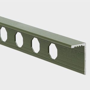 Perfil L Novosuelo Aluminio Touch Verde Mate 10x2500 mm