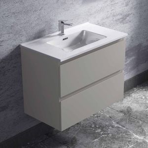 Mueble de Baño Albany 2 Cajones Moon Grey 790x450x600 mm