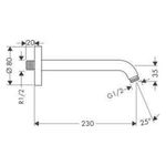 Baños-Brazo-Ducha-a-Muro-Cromado-230-mm