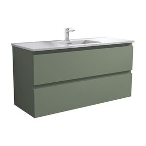 Mueble de Baño Albany 2 Cajones Dusty Green 1190x450x600 mm