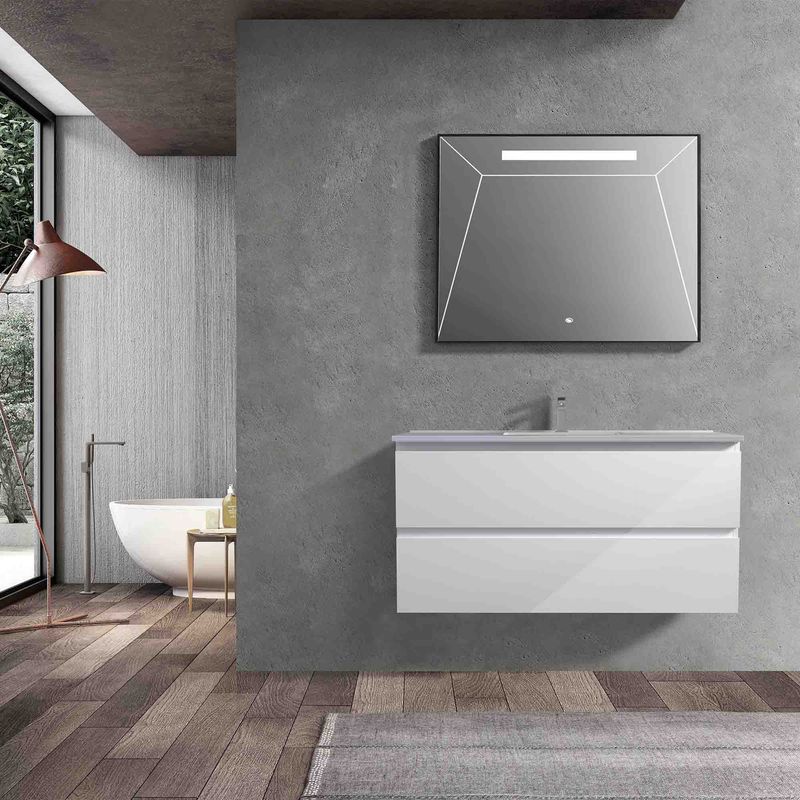 Baños-Mueble-de-Baño-Albany-2-Cajones-White-Glossy-1190x450x600-mm