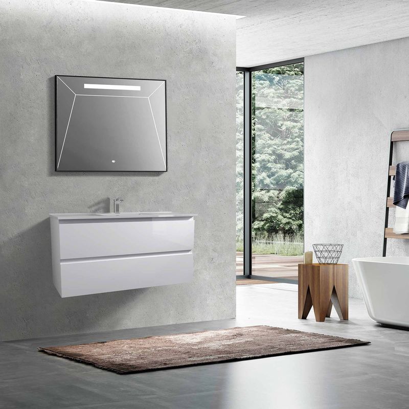 Baños-Mueble-de-Baño-Albany-2-Cajones-White-Glossy-1190x450x600-mm