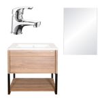 Baños-Mueble-Ralf-Miel-500-Desarmado---Espejo-Cherry---Griferia-Feel-Cr