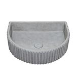 Baños-Lavamanos-Suspendido-Sobreponer-Semiredondo-Toscana-Gris-Mate-465-mm