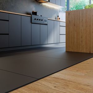 Cubrejunta Transición Novosepara Mini Aluminio Negro Mate 5x2500 mm