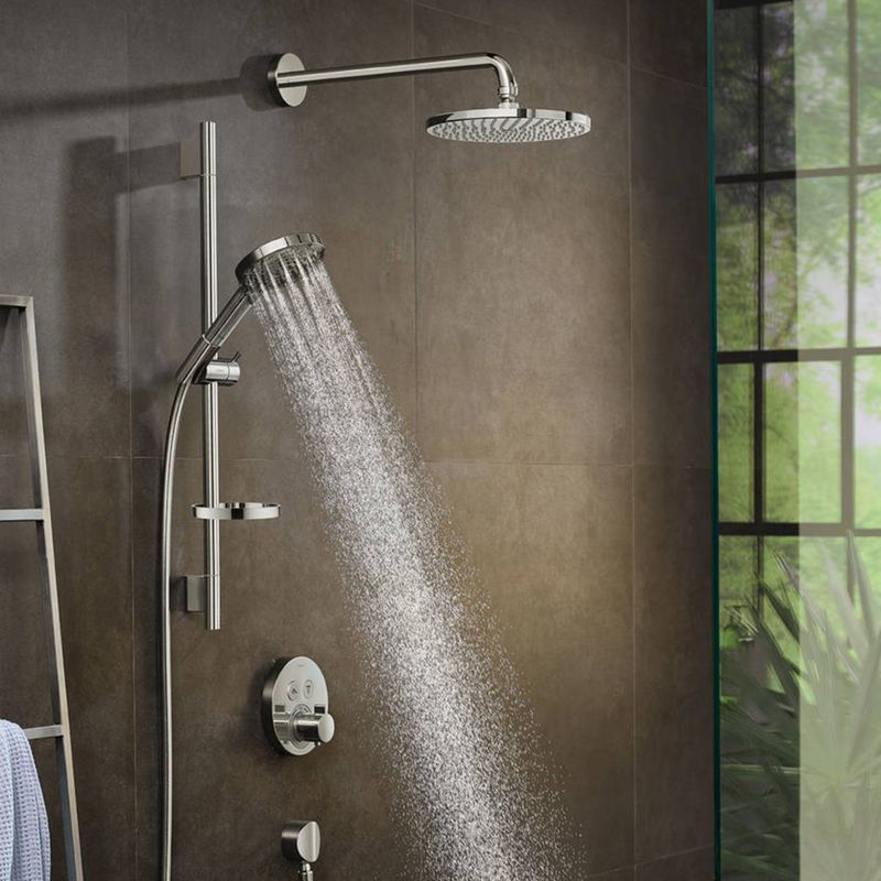 Baños-Plato-Ducha-Raindance-S-Redondo-24-cm-1-Jet-C-Brazo-27607000-Cromo