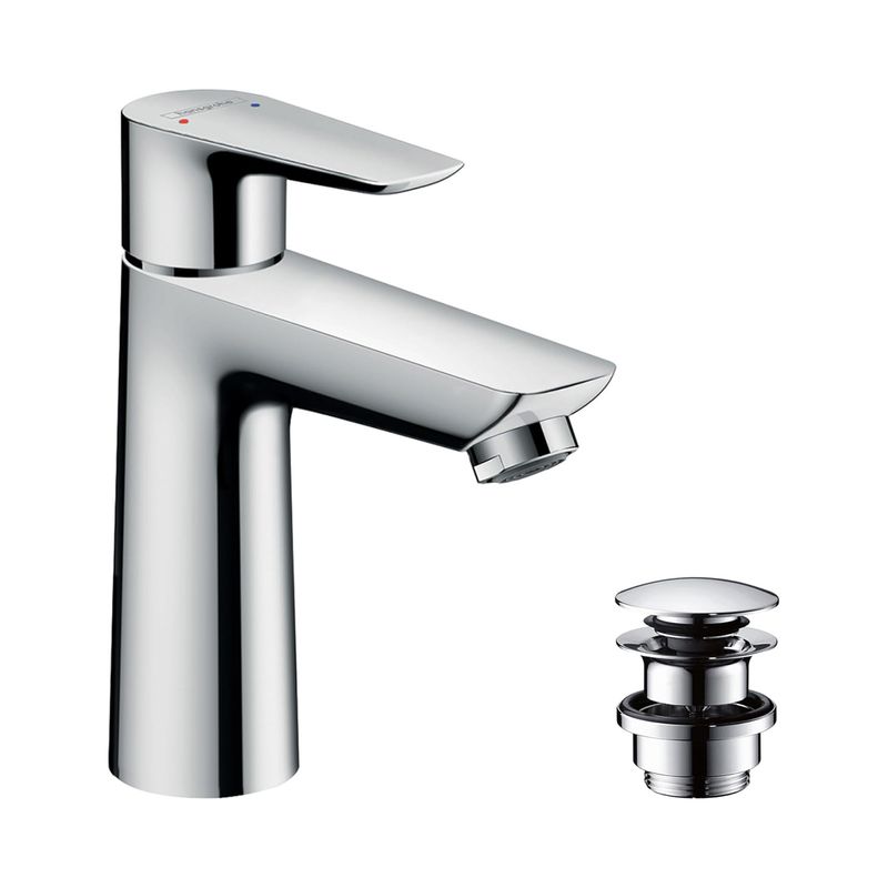 Baños-Griferia-Lavamanos-Talis-E-11-Cm-con-Desague-71711000-Cromo