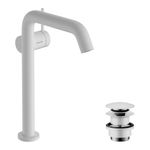 Baños-Griferia-Lavamanos-Tecturis-S-Lateral-24-Cm-Coldstart-73370700-Blanco-Mate