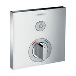 Baños-Mezclador-Select-Una-Via-sin-Cuerpo-Interno-Cuadrado-Cromado