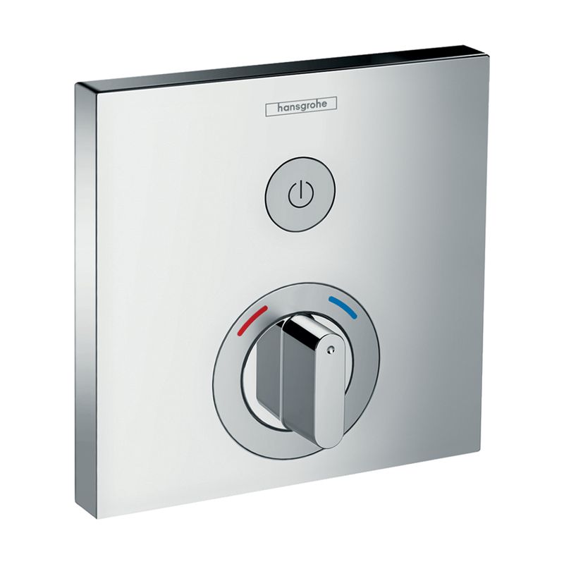 Baños-Mezclador-Select-Una-Via-sin-Cuerpo-Interno-Cuadrado-Cromado