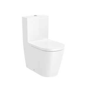WC Inspira Round BTW Dual a Muro con Asiento y fijaciones Blanco
