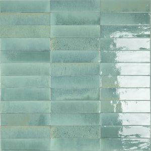 Porcelanato Lume Turquoise Pulido 6x24.5 cms