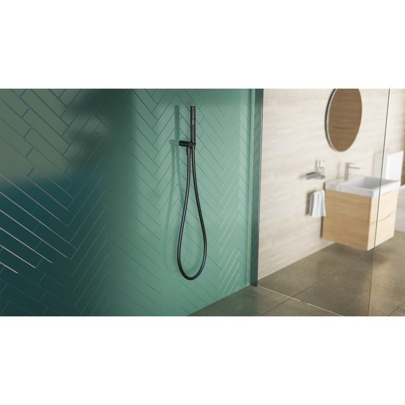 Baños-Set-Ducha-Colors-con-Soporte-Ducha-Fono-y-Flexible-Negro-Mate