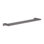 Baños-Toallero-Doble-Barra-Cromo-Negro-Cepillado-60cm