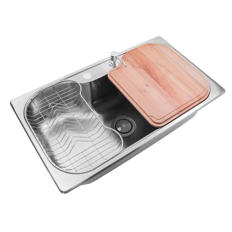 Cocina-Pack-Lavaplatos-Simple-Luxor-SI85A-C-Desasgue-y-Sifon-Acceosrios
