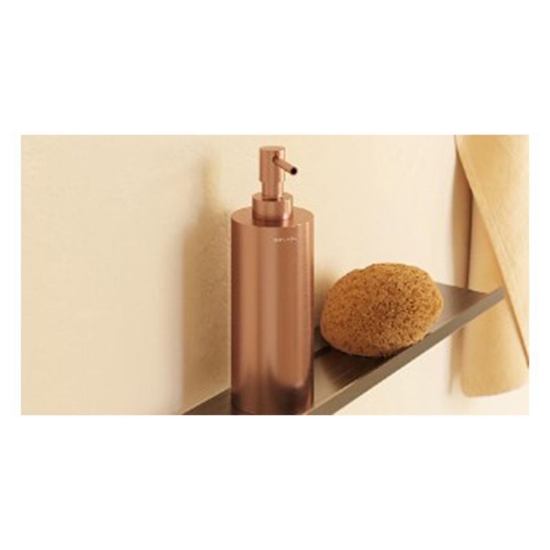 Baños-Dispensador-Jabon-Pared-Architect-S--Cobre-Cepillado-62x106x183mm-240ml