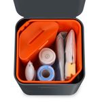 Cocina-Basurero-Reciclaje-Totem-2-Grafito-Orange-40-Lt