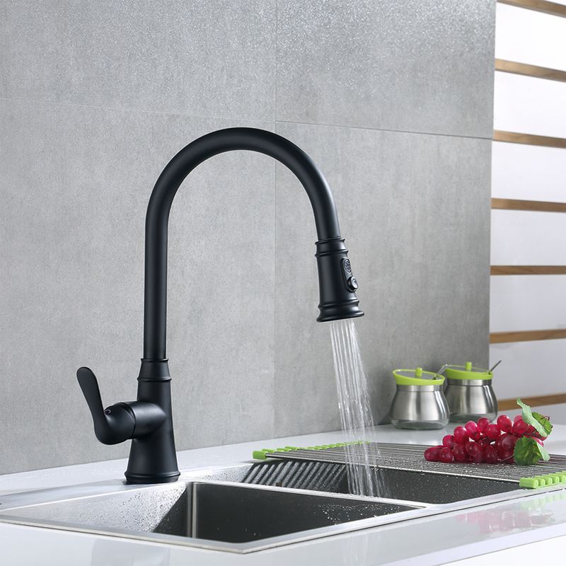 Cocina-Griferia-Cocina-Bell-1-Jet-Negro-Mate