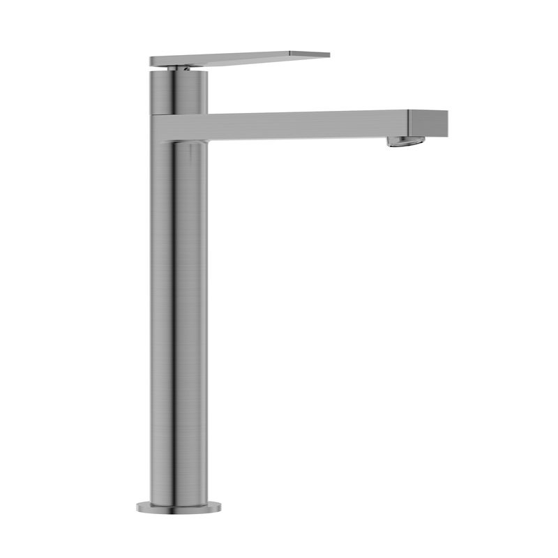 Baños-Griferia-Lavamanos-Century-Alta-Brushed-Grey