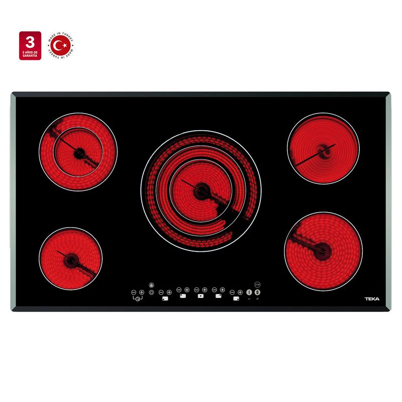 Cocina-Encimera-Vitroceramica-5z-TR-951-Empotrada-90-cm