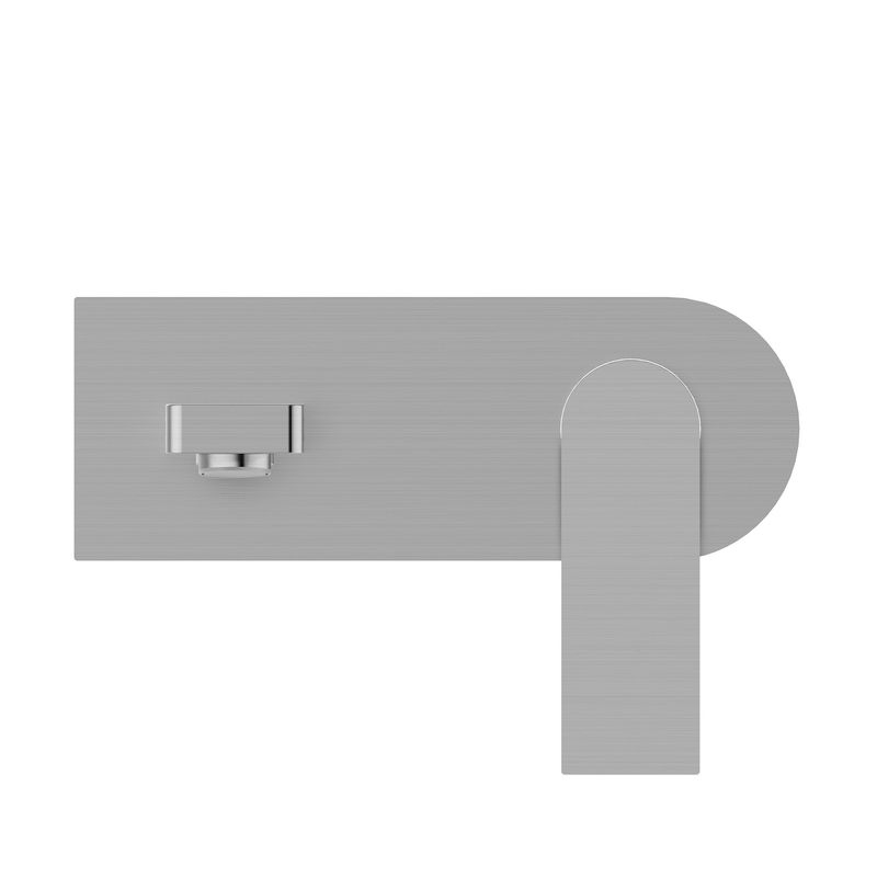 Baños-Griferia-Lavamanos-Century-a-Muro-Brushed-Grey
