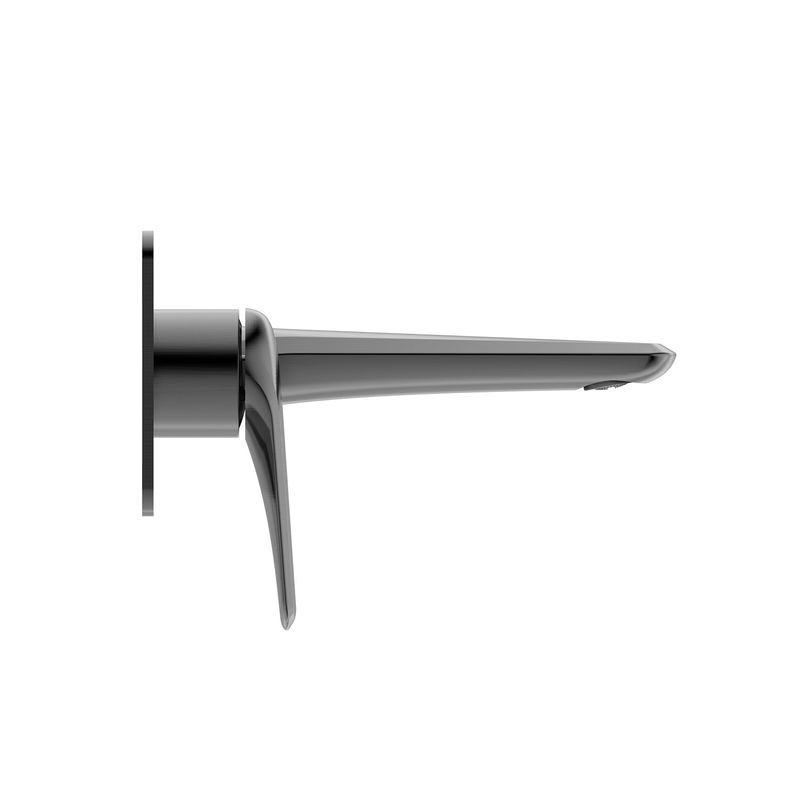 Baños-Griferia-Lavamanos-Prestige-Muro-19-cm-Gun-Metal-sin-Desague