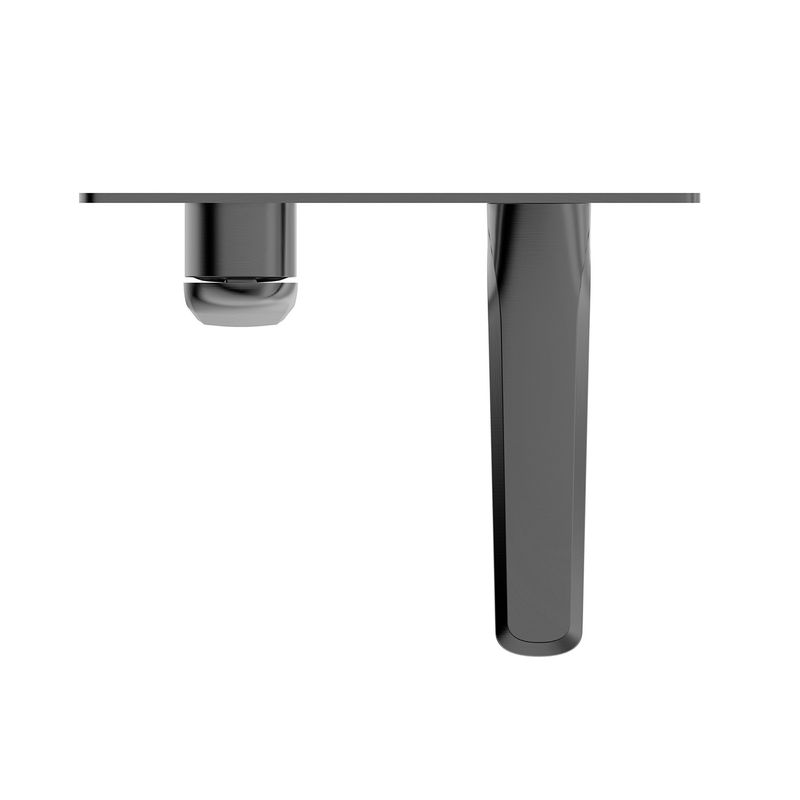 Baños-Griferia-Lavamanos-Prestige-Muro-19-cm-Gun-Metal-sin-Desague