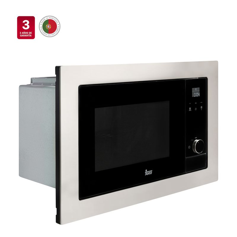 Cocina-Microondas--MS-620-BIS-Con-Plato-Giratorio-Y-Grill-Empotrable-22-L