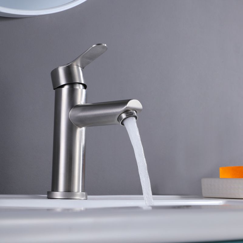 Baños-Griferia-Lavamanos-New-home-12-cm-S-Desague-Brushed