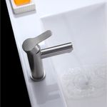 Baños-Griferia-Lavamanos-New-home-12-cm-S-Desague-Brushed