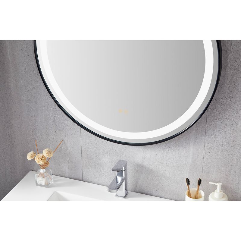 Baños-Espejo-Urban-Negro-800-mm-con-Led-y-Desempañante