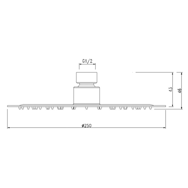 Baños-Plato-Ducha-Luxor-Redondo-25-cm-1-Jet-S-Brazo-Cromo