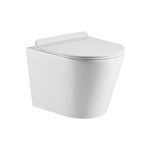 Baños-WC-Eclipse-Suspendido-para-Estanque-Empotrado-con-Asiento-Caida-Amortiguada-Blanco