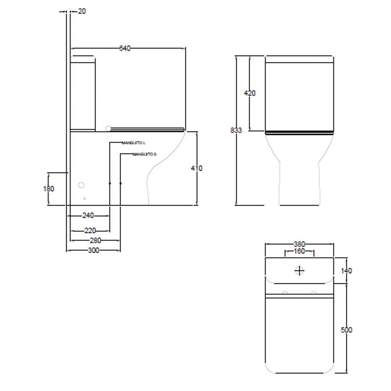 Baños-WC-Berlin-a-Piso-Rimless-Negro-Mate-220-mm