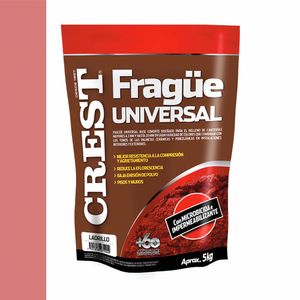 Fragüe Porcelanato y Cerámica Crest Ladrillo 5 Kg