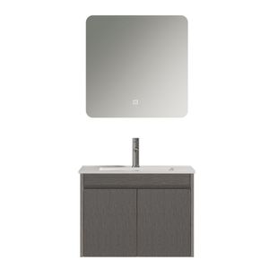 Mueble de Baño Nepal 2 Puertas con Lavamanos Desarmado Dark Grey 700 mm