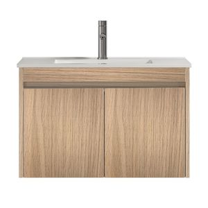 Mueble de Baño Nepal 2 Puertas con Lavamanos Desarmado Light Oak 800 mm