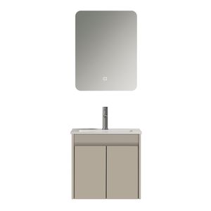 Mueble de Baño Nepal 2 Puertas con Lavamanos Desarmado Beige 500 mm