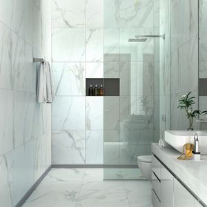 Porcelanato Calacatta Blanco Mate Satinado 60x120 cm