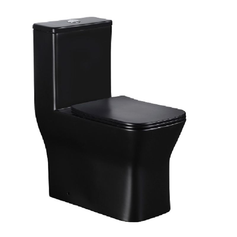Baños-WC-One-Piece-Square-Negro-Mate-a-Piso-30-con-Asiento-y-Fijaciones
