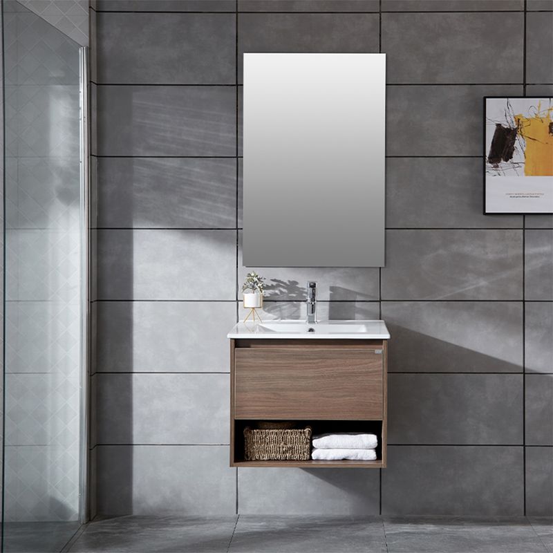 Baños-Mueble-de-Baño-Queen-Cajon-Repisa-con-Lavamanos-Choco-500-mm