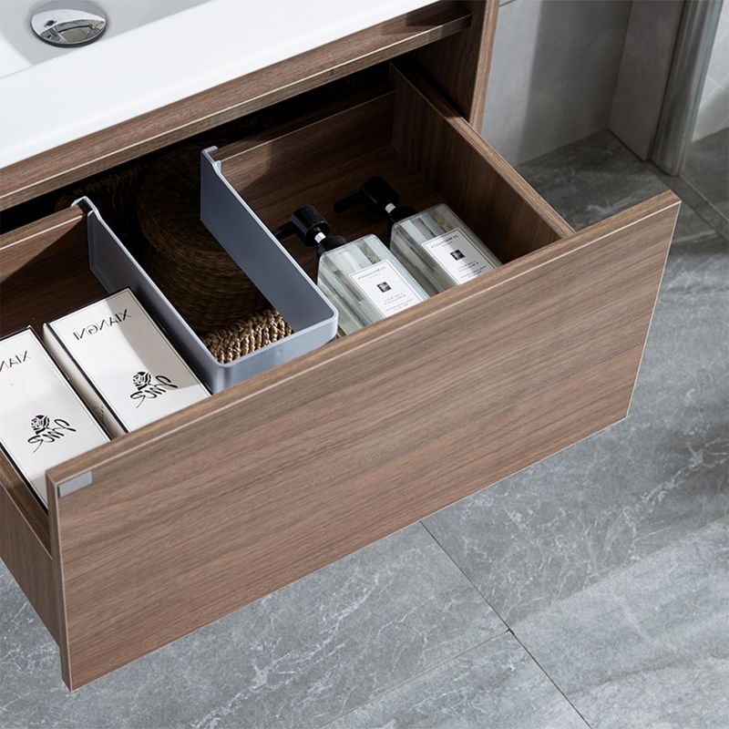 Baños-Mueble-de-Baño-Queen-Cajon-Repisa-con-Lavamanos-Choco-500-mm