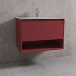 Baños-Mueble-de-Baño-Delfos-Color-un-Cajon-y-Repisa-con-Lavamanos-Terracota-800-mm