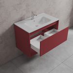 Baños-Mueble-de-Baño-Delfos-Color-un-Cajon-y-Repisa-con-Lavamanos-Terracota-800-mm
