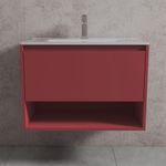 Baños-Mueble-de-Baño-Delfos-Color-un-Cajon-y-Repisa-con-Lavamanos-Terracota-800-mm
