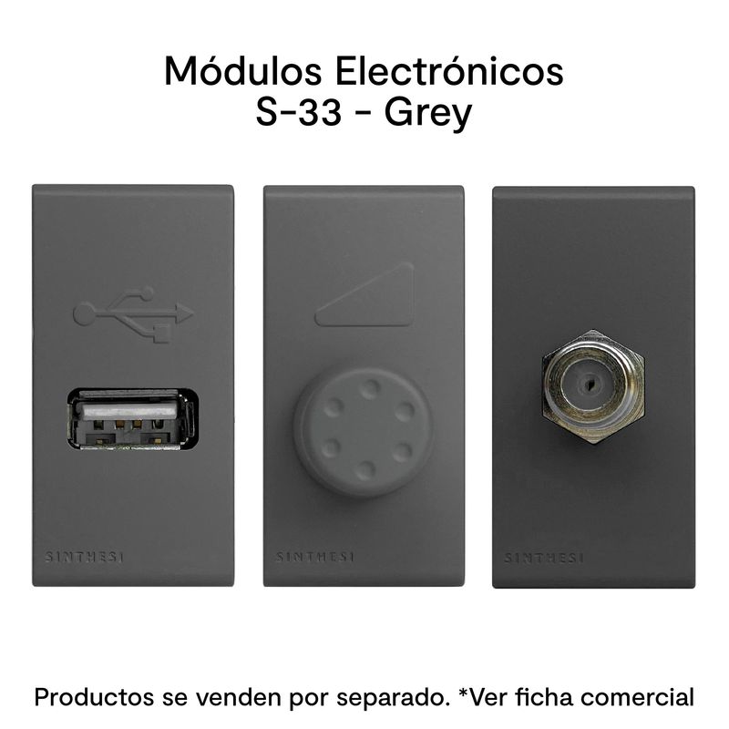 Instalacion-y-Repuestos-Enchufes-e-Interruptores-S33-Grey-Mate