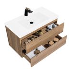 Baños-Mueble-De-Baño-City-90-Cm-2-Cajones-Nutwood-con-Lavamanos