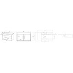 Baños-Mueble-de-Baño-Dustry-Suspendido-Cafe-con-Lavamanos-y-2-Puertas-800x500x460-mm