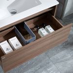 Baños-Mueble-de-Baño-Queen-Cajon-y-Repisa-con-Lavamanos-y-Fijaciones-Choco-700-mm